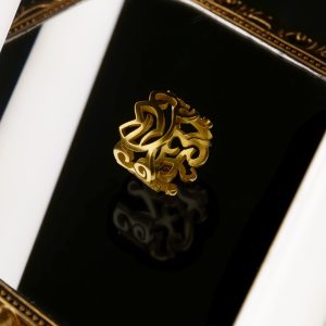 Eternity Script Ring